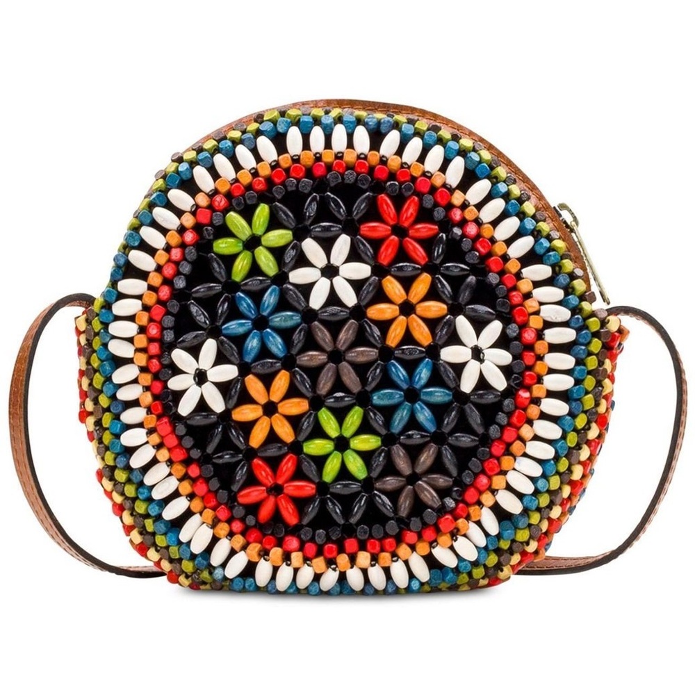 Patricia Nash Crossbody Scafati colorful wooden Bead